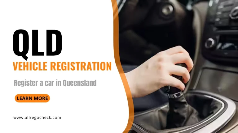 Qld Vehicle Registration