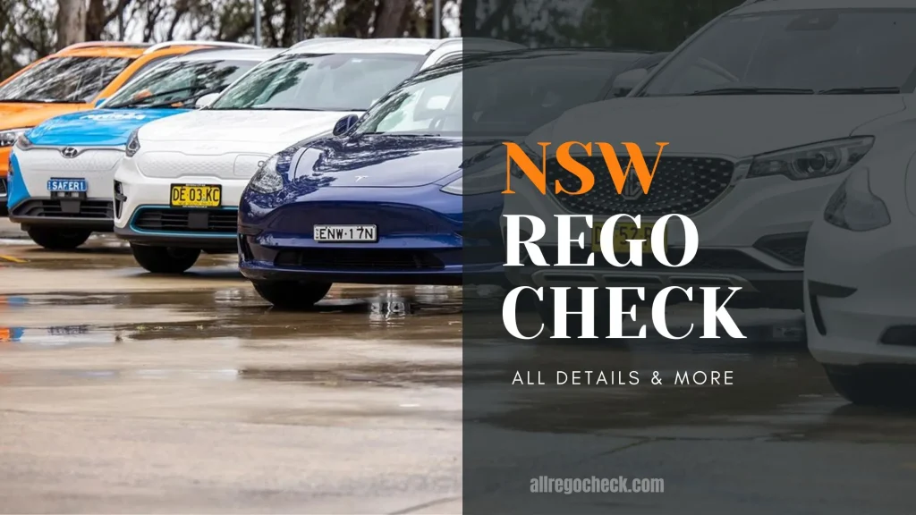 nsw REGO CHECK