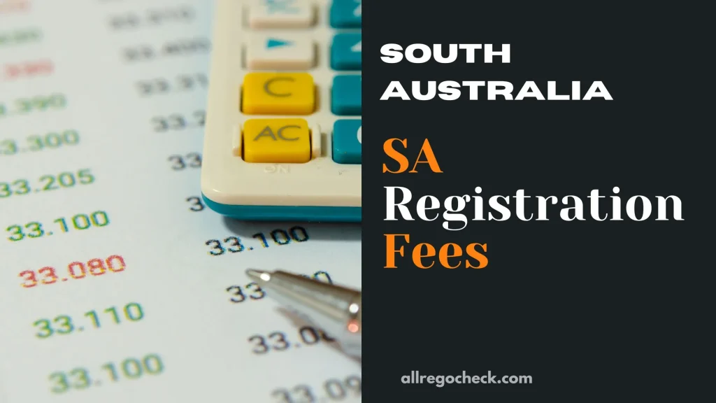 SA Registration Fees